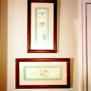 2 folk art embossings